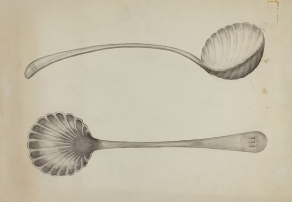 Silver Ladle, c. 1936.