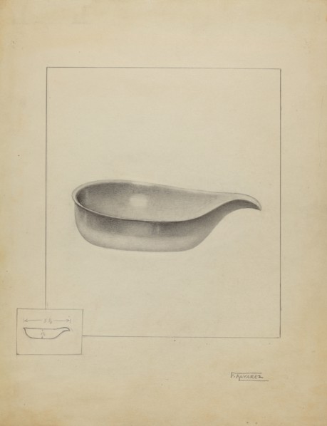 Silver Pap Boat, 1936.