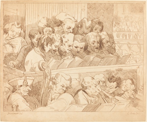 A Choral Band, c. 1784.