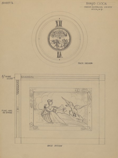 Banjo Clock, 1935/1942.
