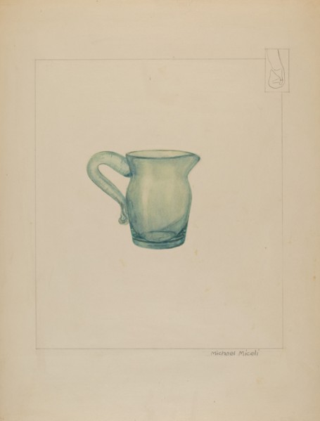 Cream Pitcher, c. 1937.