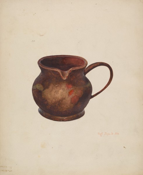 Cream Pitcher, c. 1940.