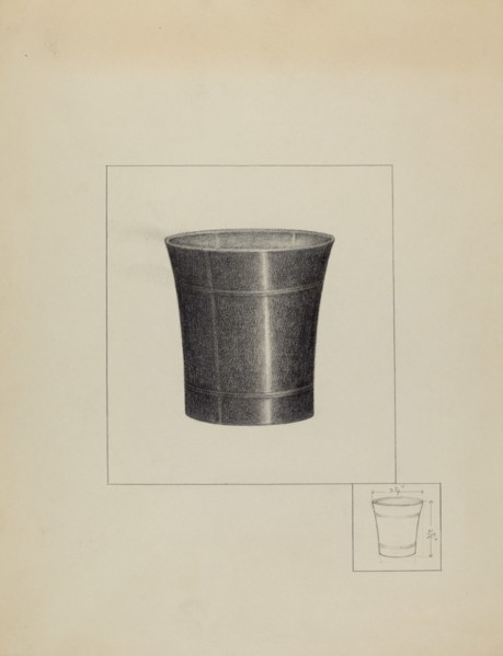 Pewter Beaker, c. 1936.