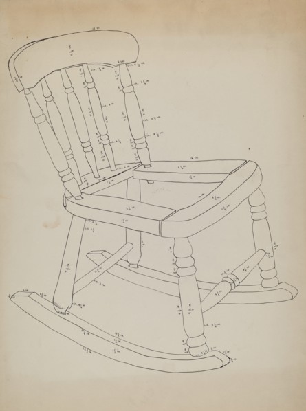 Rocking Chair, c. 1937.