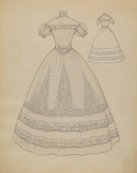 Wedding Dress, c. 1936.