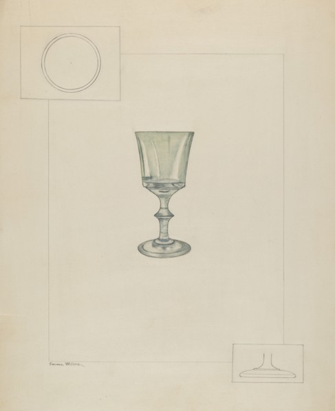 Whiskey Glass, c. 1936.
