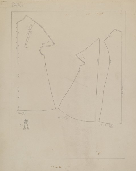 Coat (Pattern), c. 1937.
