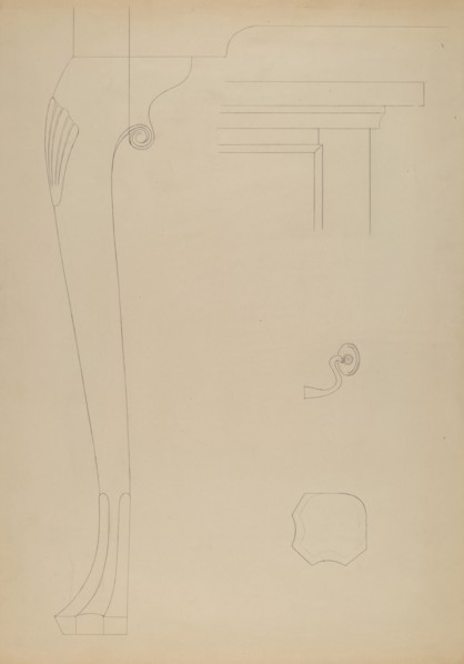 Gaming Table, 1935/1942.