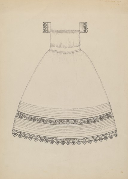 Infant's Dress, c. 1936.