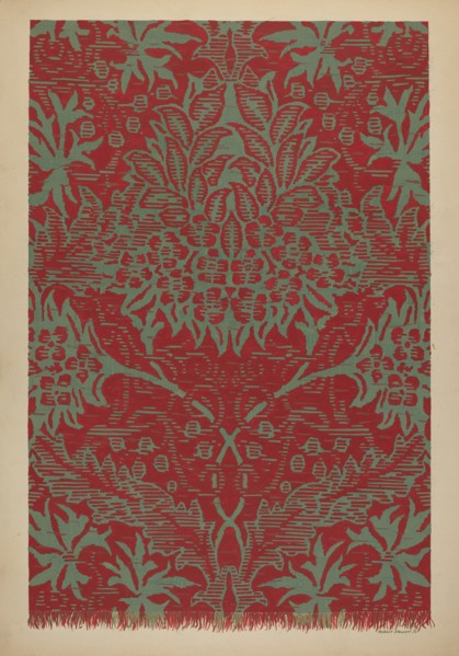 Ingrain Carpet, c. 1936.