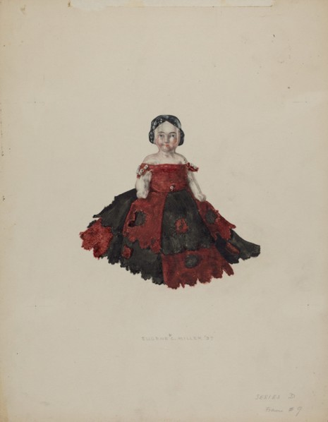 Pen Wiper Doll, c. 1937.