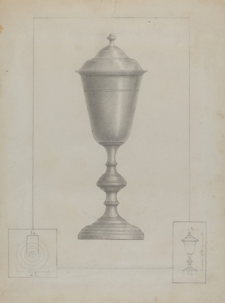Pewter Chalice, c. 1936.