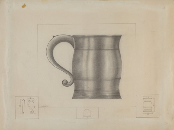Pewter Tankard, c. 1936.