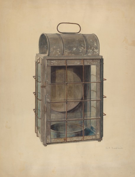 Ship's Lantern, c. 1942.