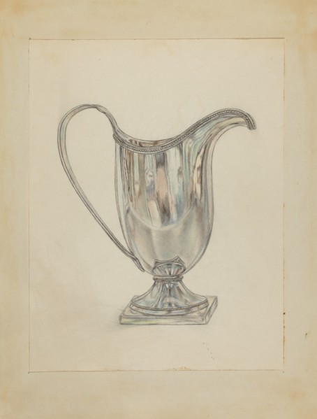 Silver Pitcher, c. 1936.