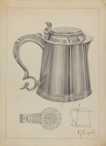 Silver Tankard, c. 1936.