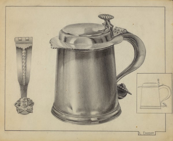 Silver Tankard, c. 1936.