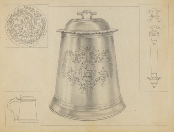 Silver Tankard, c. 1936.
