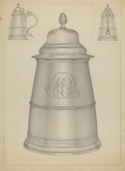 Silver Tankard, c. 1936.