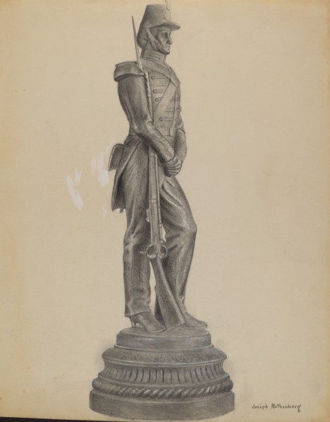 Soldier Figure, c. 1936.
