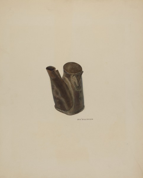 Whale Oil Lamp, c. 1940.