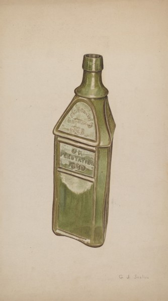 Whiskey Bottle, c. 1941.