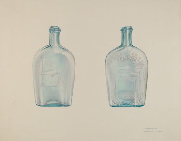 Whiskey Bottle, c. 1943.