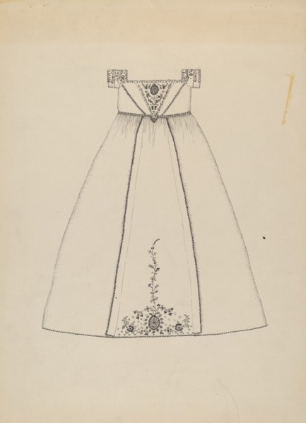 Baptismal Dress, c. 1936.