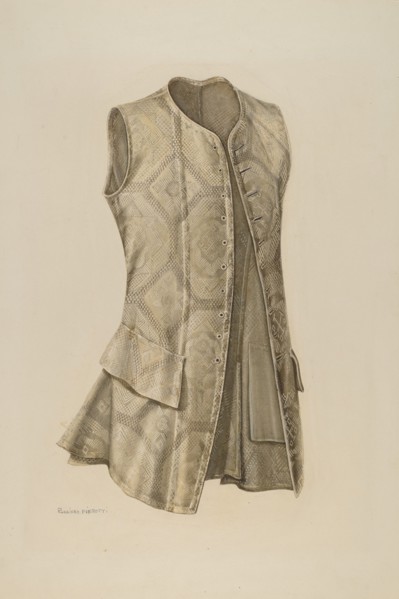 Man's Waistcoat, c. 1942.