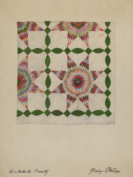 Patchwork Quilt, c. 1937.