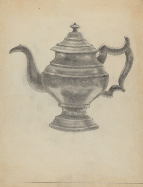 Pewter Teapot, 1935/1942.