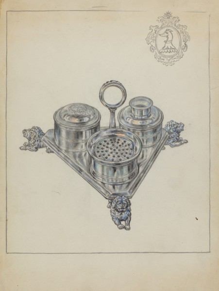 Silver Holder, 1935/1942.