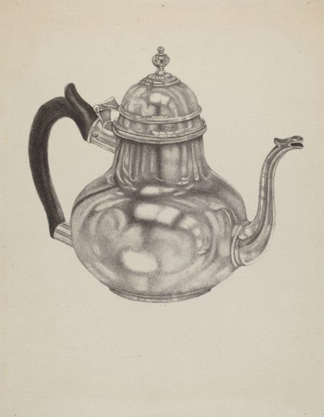 Silver Teapot, 1935/1942.
