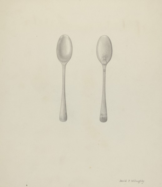 Silver Teaspoon, c. 1936.