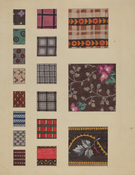 Printed Delaines, c. 1936.