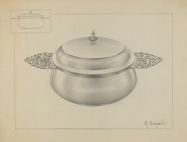 Silver Porringer, c. 1936.