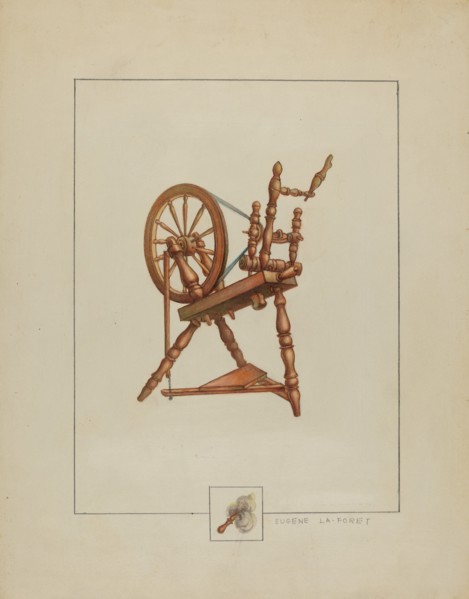 Spinning Wheel, 1935/1942.