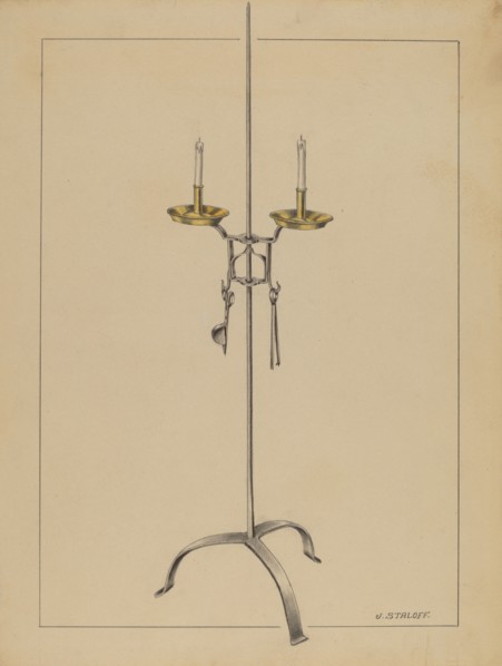 Candlestick Stand, c. 1936.