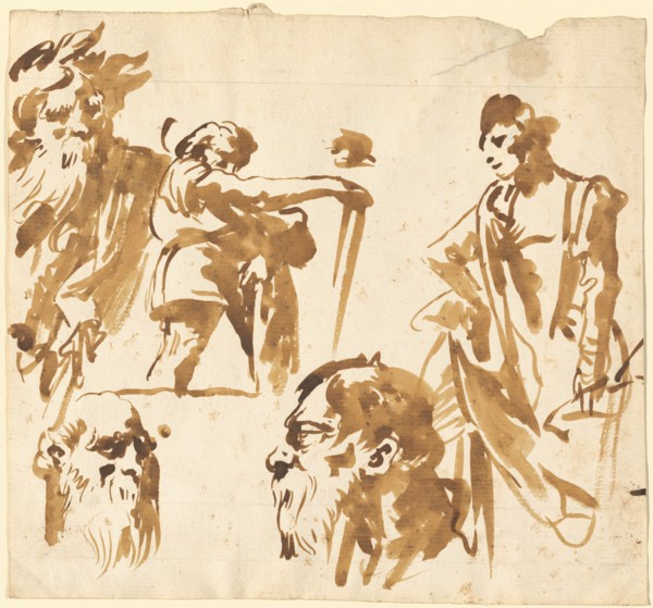Figures and Faces, c. 1750.