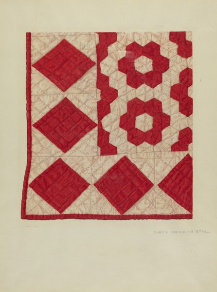 Patchwork Quilt, 1935/1942.