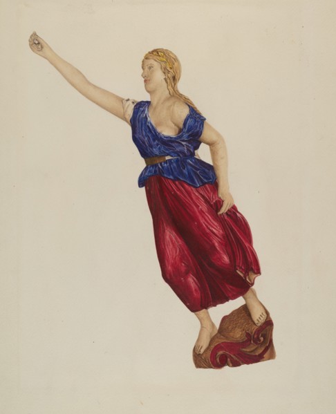 Ship's Figurehead, c. 1939.