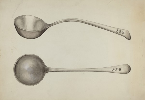 Silver Soup Ladle, c. 1936.