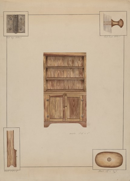 Tewer or Cupboard, c. 1938.