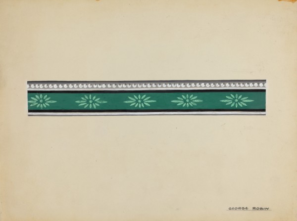 Wall Paper Border, c. 1936.