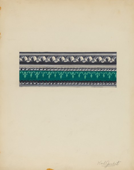 Wall Paper Border, c. 1937.