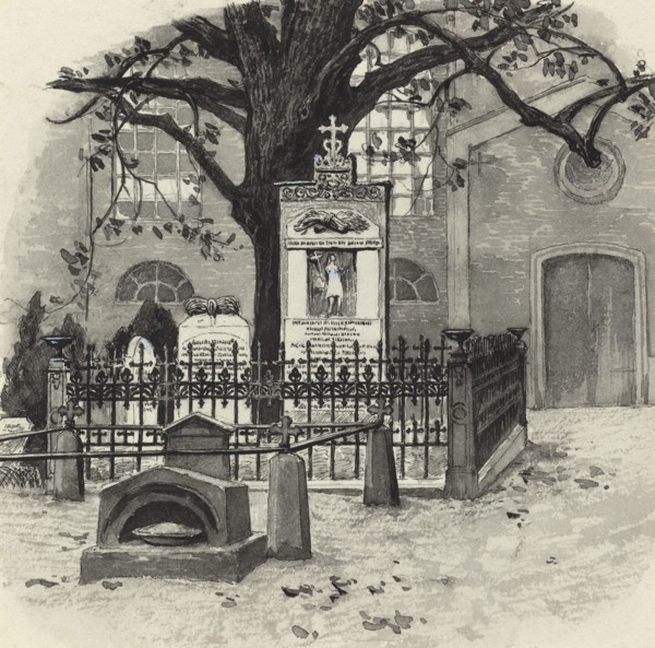 Grabmal von Klopstock, 1893.
