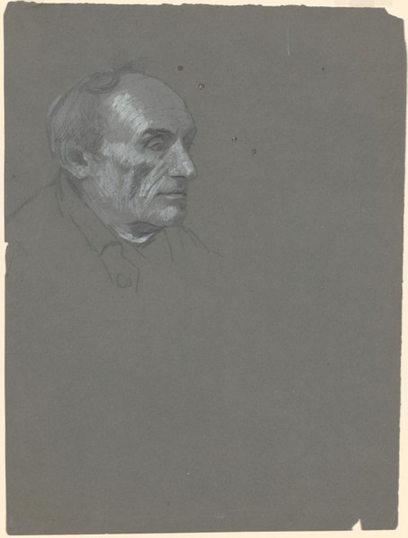 Head of a Man, c. 1870-1880.