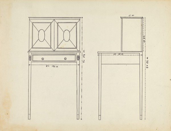 Plan for Rendering, c. 1953.