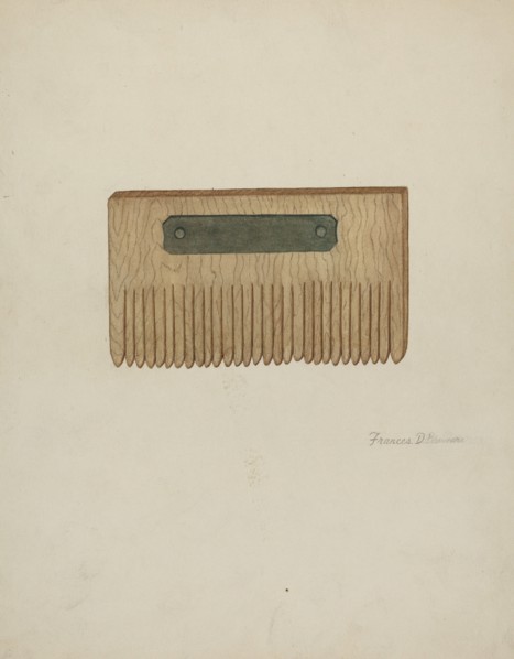 Shaker Seed Comb, 1935/1942.