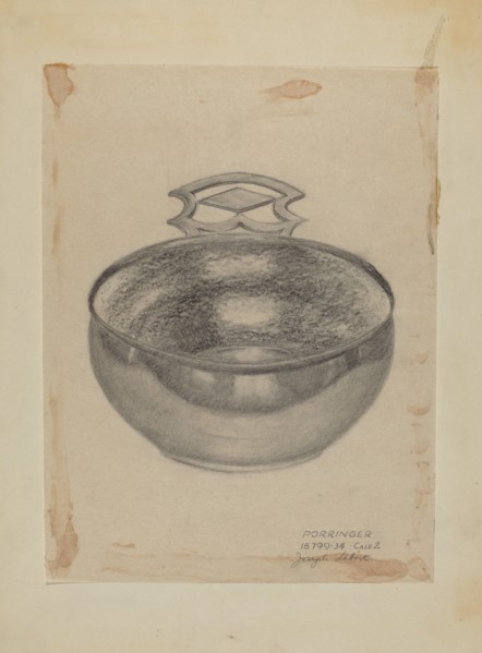 Silver Porringer, 1935/1942.